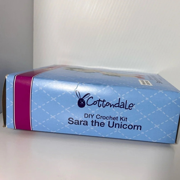 Cottondale, Sara the Unicorn diy crochet kit. NIB, 13” - Picture 7 of 8